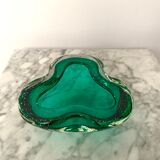 Murano bulicante green bowl