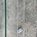 Plexiglas coffee table and vintage glass