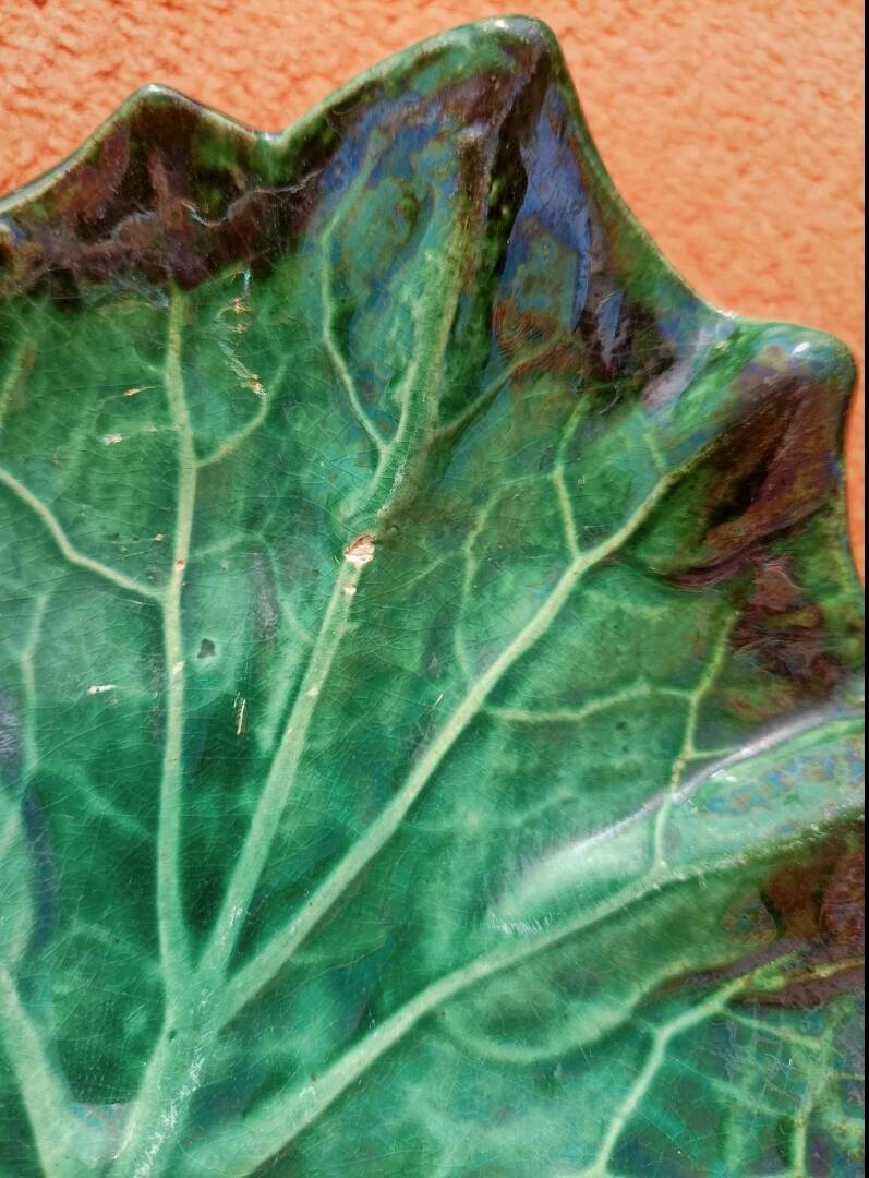 Vide poche rétro feuilles