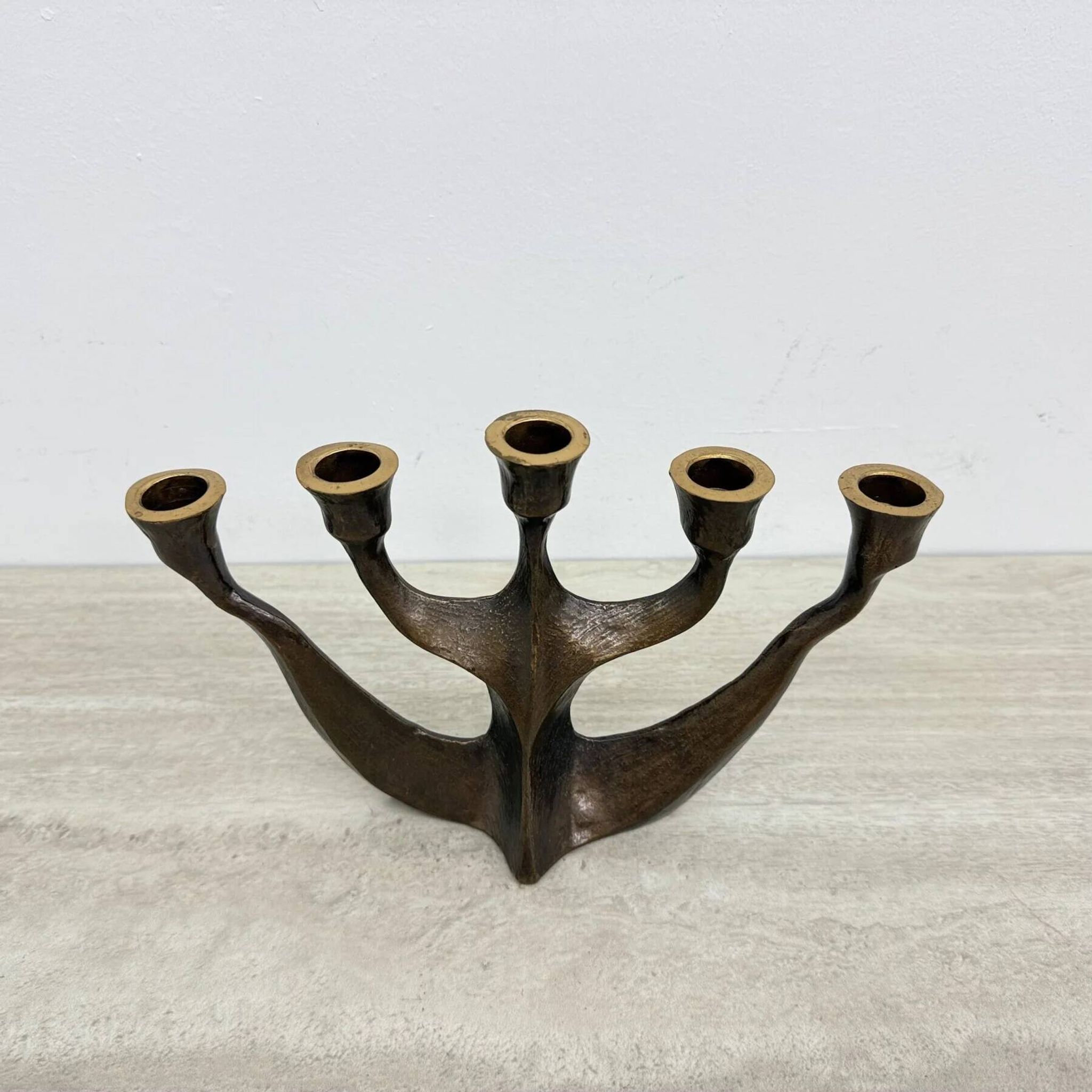 Brutalist candle holder by Horst Dalbeck, 1970s, Germany