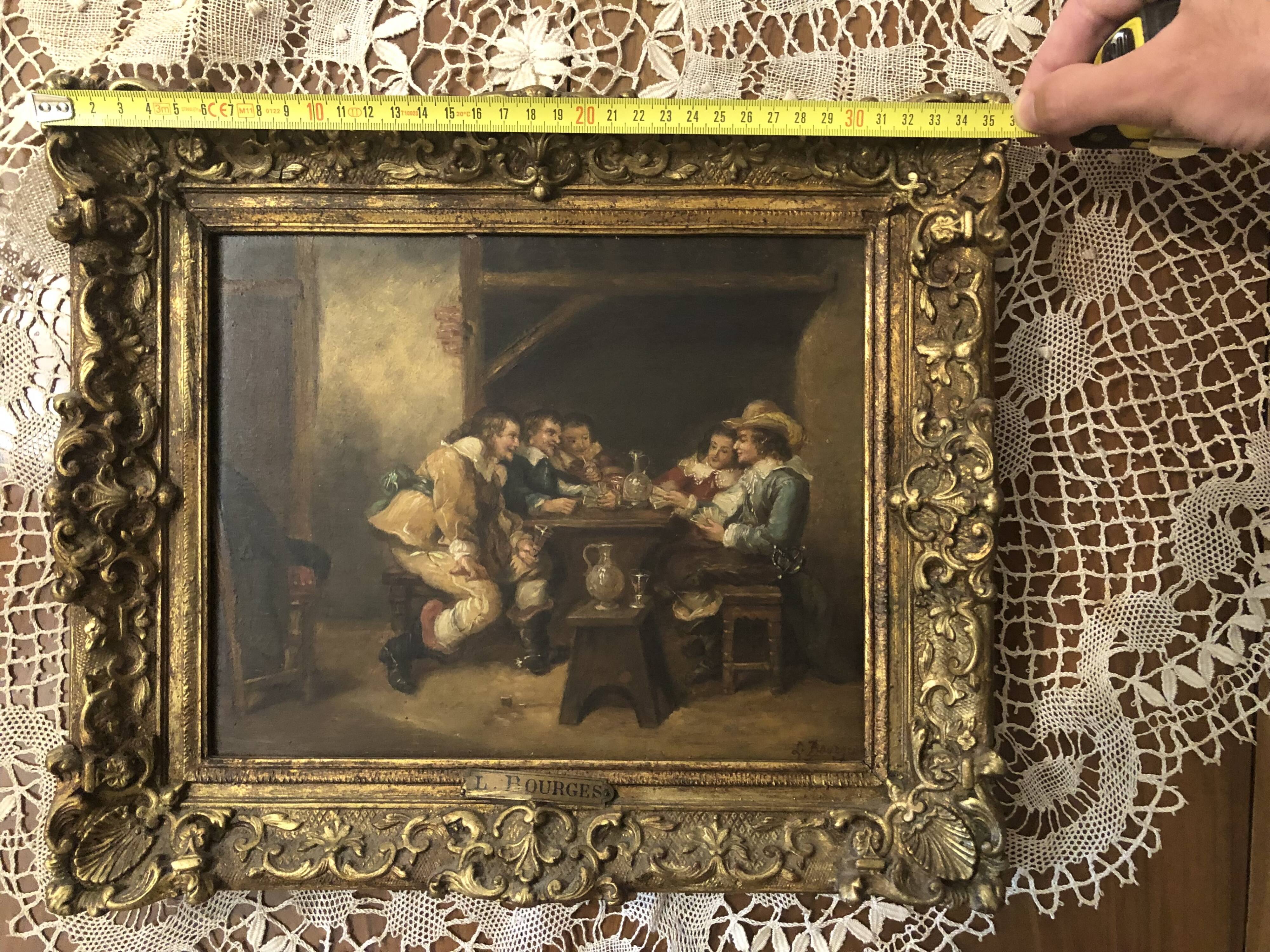 Léonide bourges the tavern oil on panel