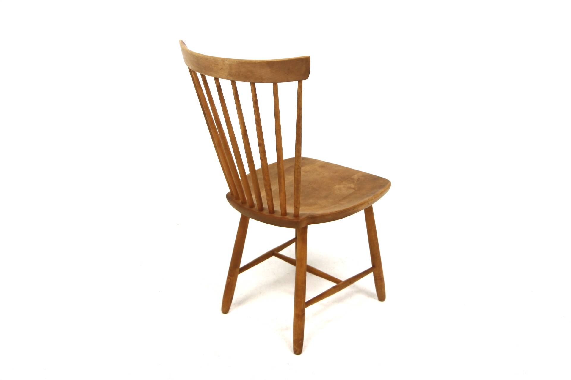 Set of 4 Scandinavian chairs "Lilla Åland", Carl Malmsten, Sweden, 1960