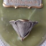 Green onyx wall stoup