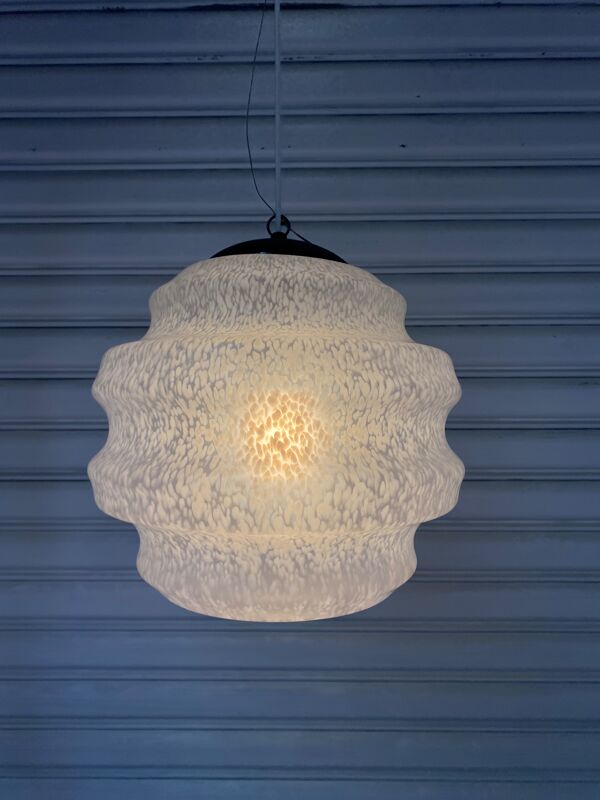 Lustre en verre de Murano Mazzega  - années 80