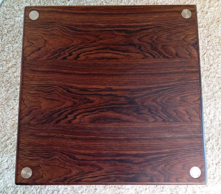 Table basse scandinave en palissandre Georg Petersens