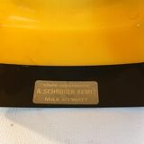 Vintage hanging lamp by Bent Karlby for A. Schroder, Kemi, 1970s