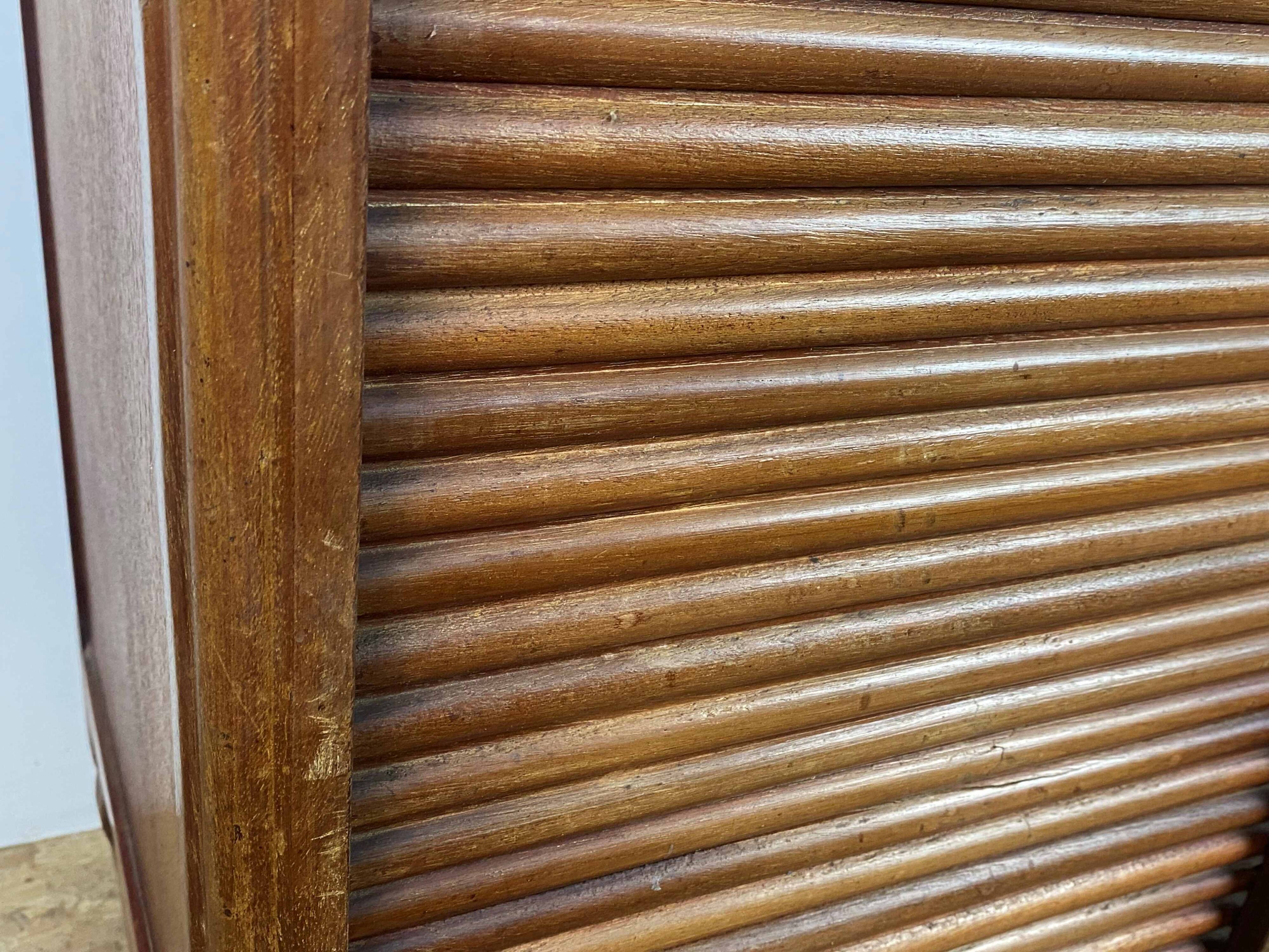 Cabinet with curtained in oak 1930