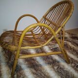 Scandinavian rattan chair