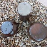 Three stoneware potteries