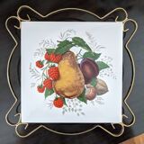 Vintage antique underwear faience Villeroy and boch retro fruits vegetables