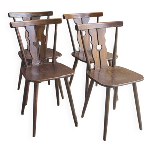 4 chaises bistrot vintage