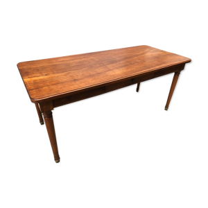 Table ancienne acajou rectangulaire