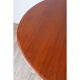 Table de repas scandinave en teck extensible 1960