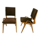 Paire de chaises vintage Maurice Pré des années 50