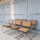 Lot of 6 cesca B32 chairs by Marcel Breuer