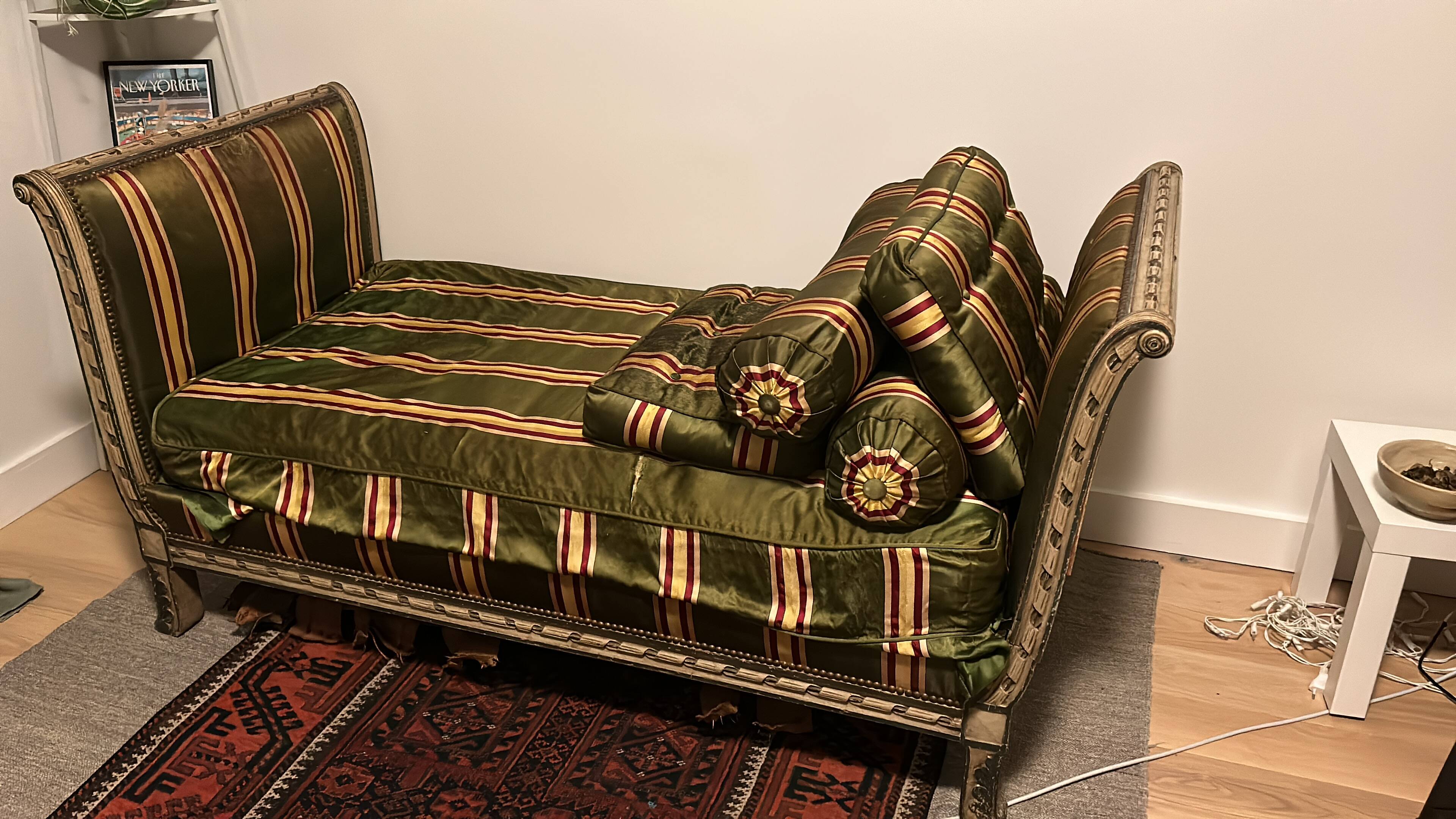 Méridienne convertible ancienne - à restaurer