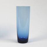 Set of 6 vintage cobalt blue water glasses - glassware from Boussu