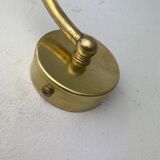 Old vintage curve opal wall lamp