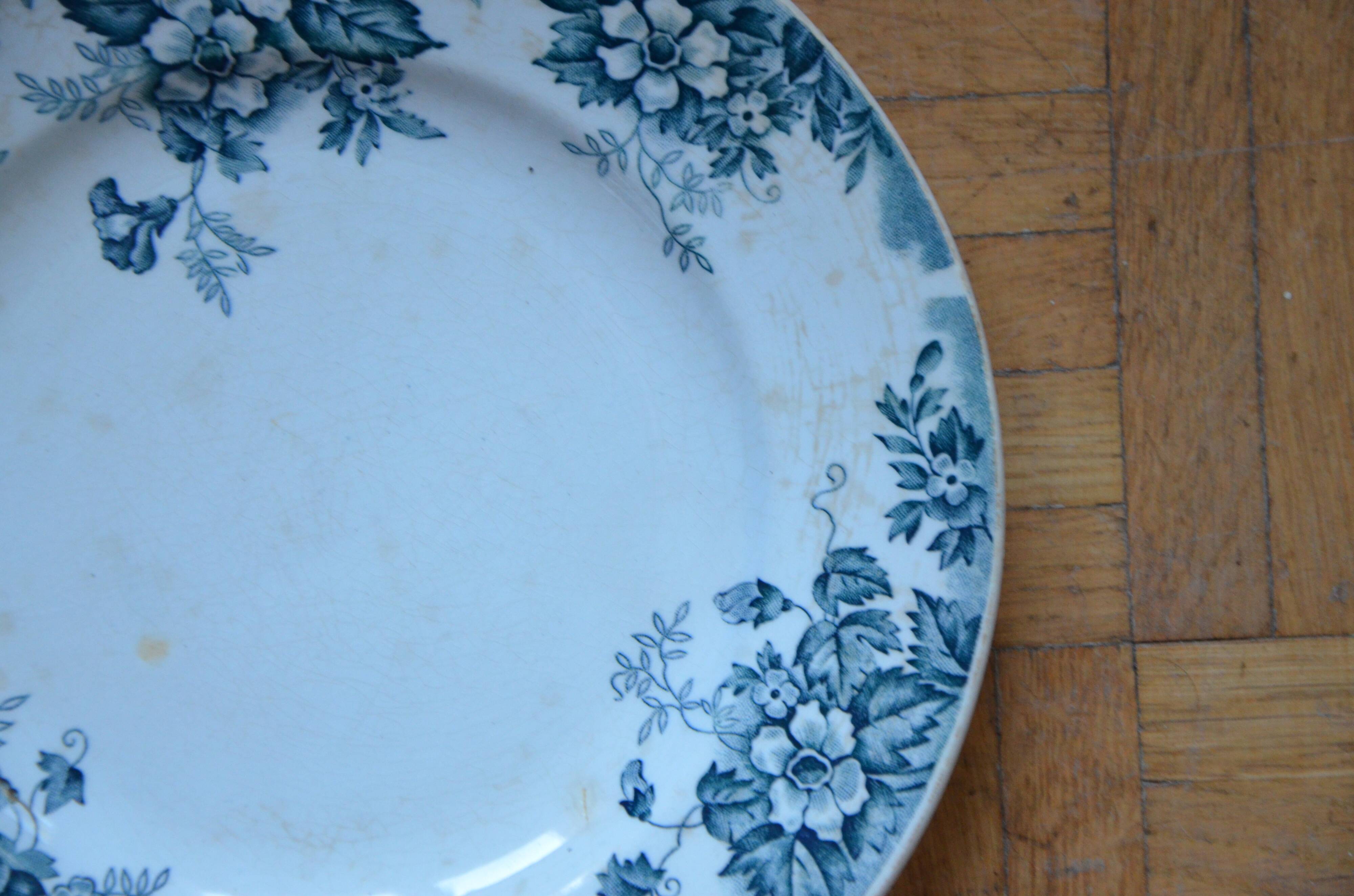 Lot of 3 mismatched old plates