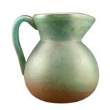 Glass paste pitcher signed De Feure for Daum