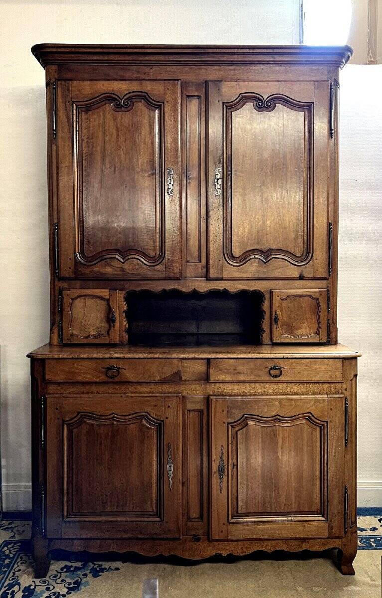 Louis XV Style Buffet in Solid Walnut