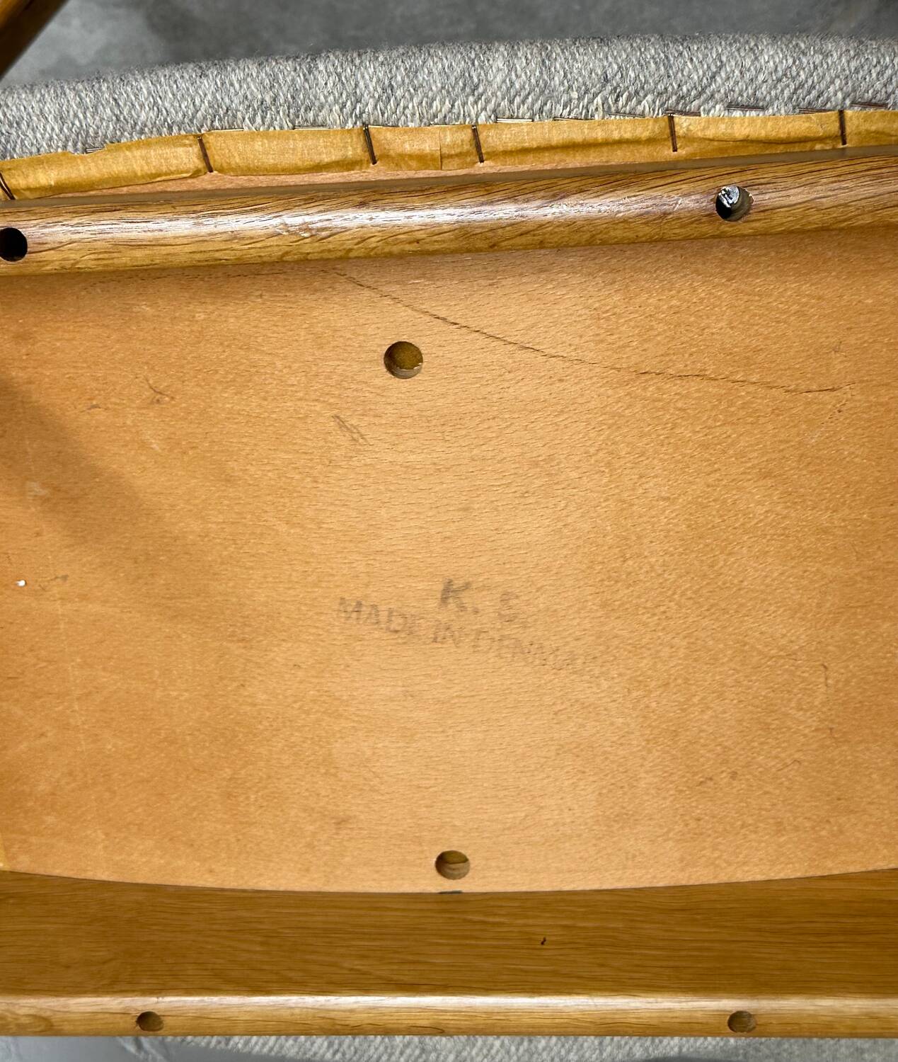 Set of 6 Mid-Century Oak Dining Chairs by KS Møbler