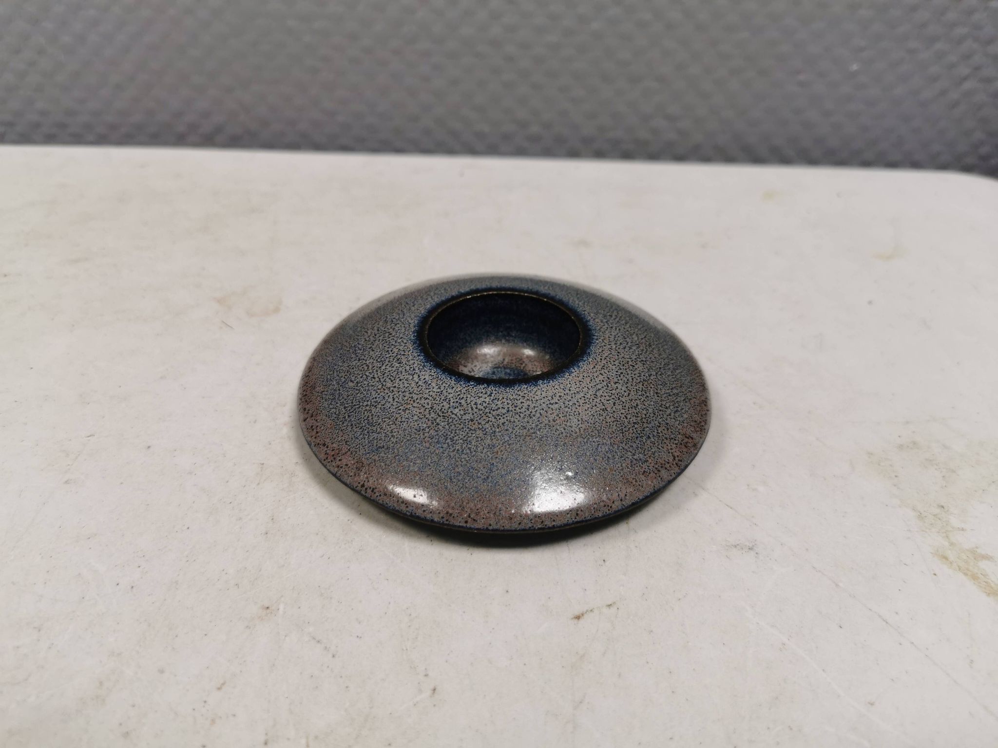 Little ceramic tea-light holder, made by M, Denmark, 1990s