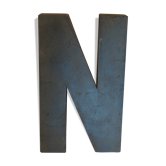 Lettre en zinc