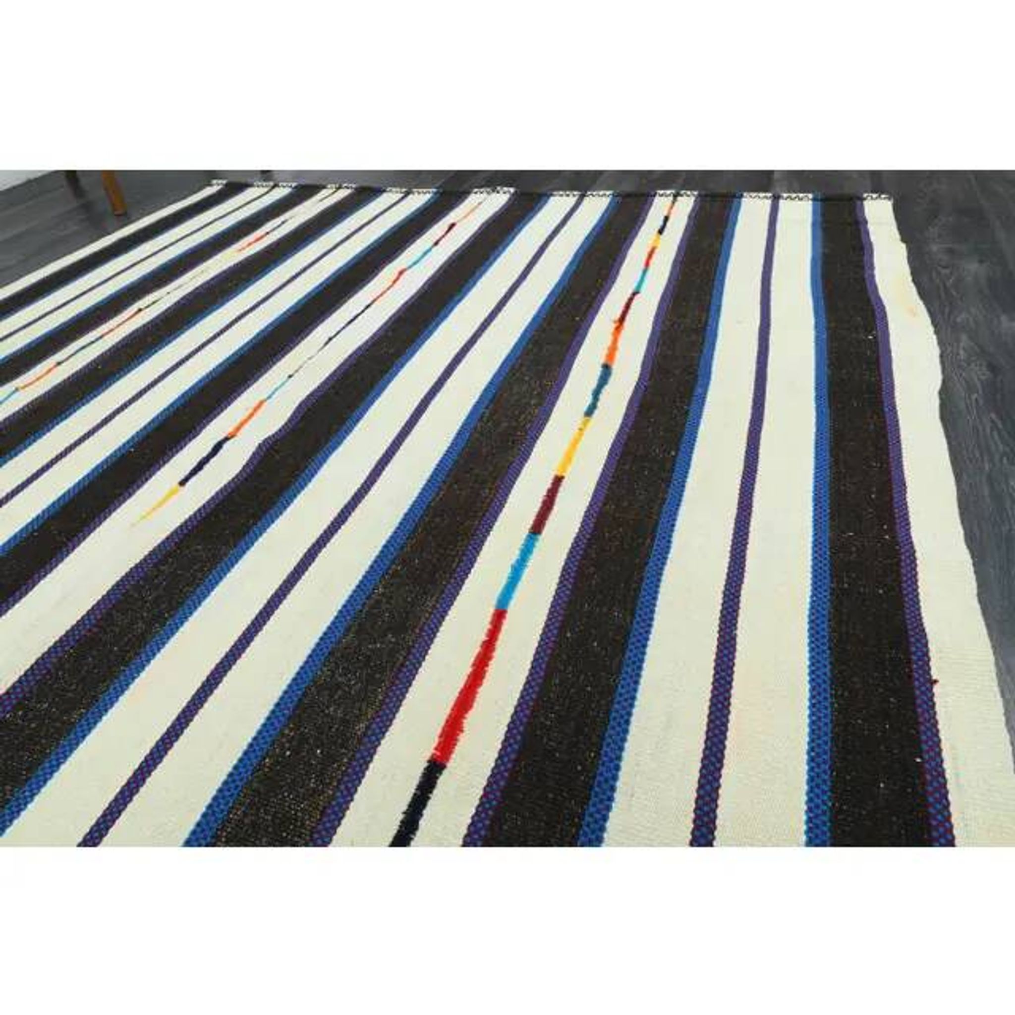1970s Vintage Turkish Oushak Handmade Wool Cotton Beige Area Rug 178x222
