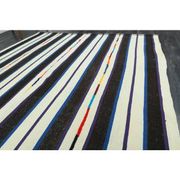 1970s Vintage Turkish Oushak Handmade Wool Cotton Beige Area Rug 178x222