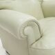 Poltrona Frau 'Dream B' armchair and ottoman, Italy, 1980s