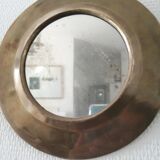 Brass mirror