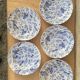 Table service - "Tapestry" - Johnston & Old man - burgundy ceramics