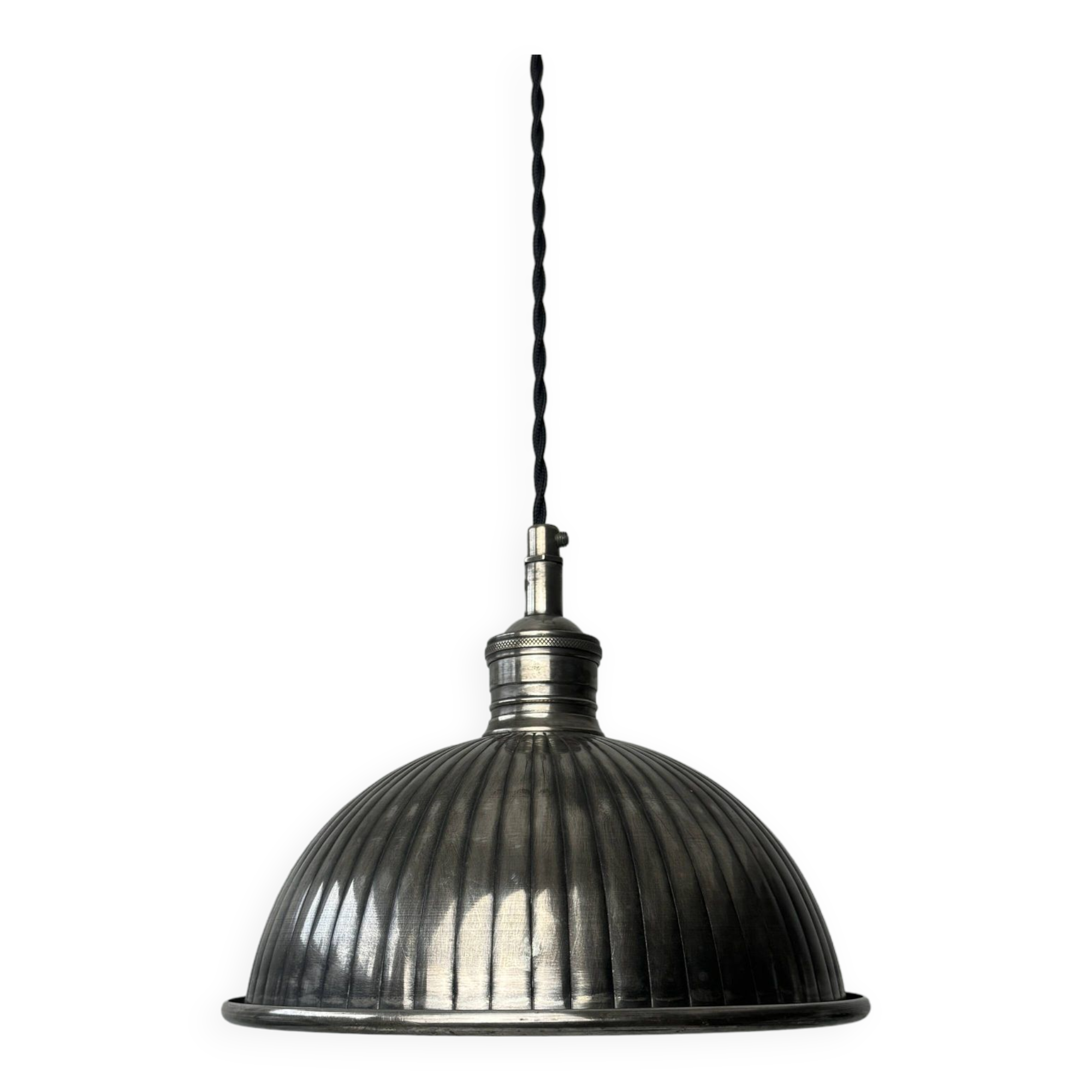 Old industrial workshop pendant in metal