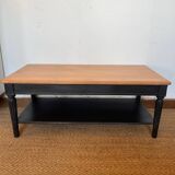 Table basse en bois massif vintage