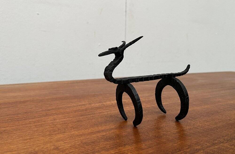 Animal sculpture, 1960s, wrought iron