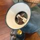 Leather table lamp Jacques Adnet