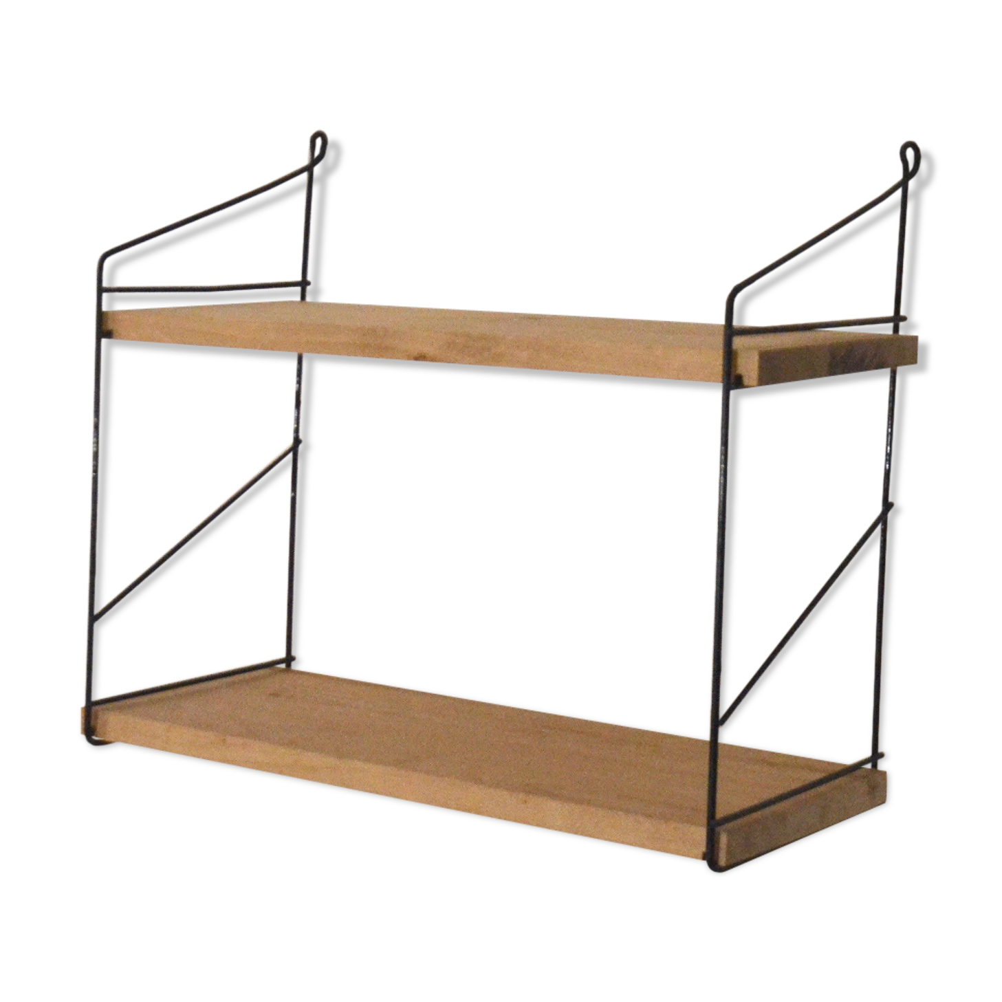 Wall shelf in oak 60s