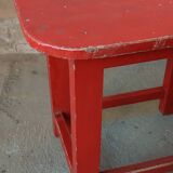 Red pine stool