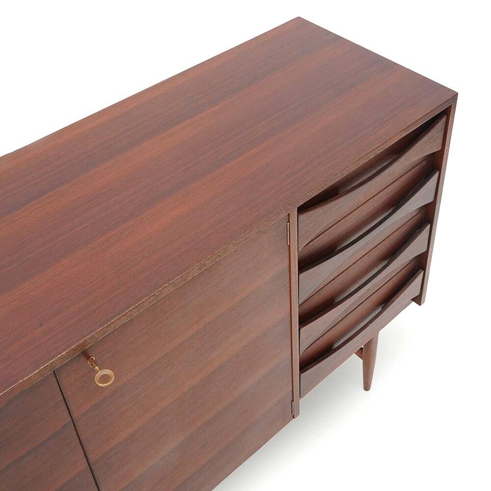Mahogany sideboard with drawers, 1950s