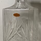 Hand-cut crystal whisky decanter