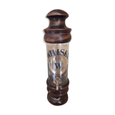 Flacon à whisky vintage en verre et bois avec robinet verseur