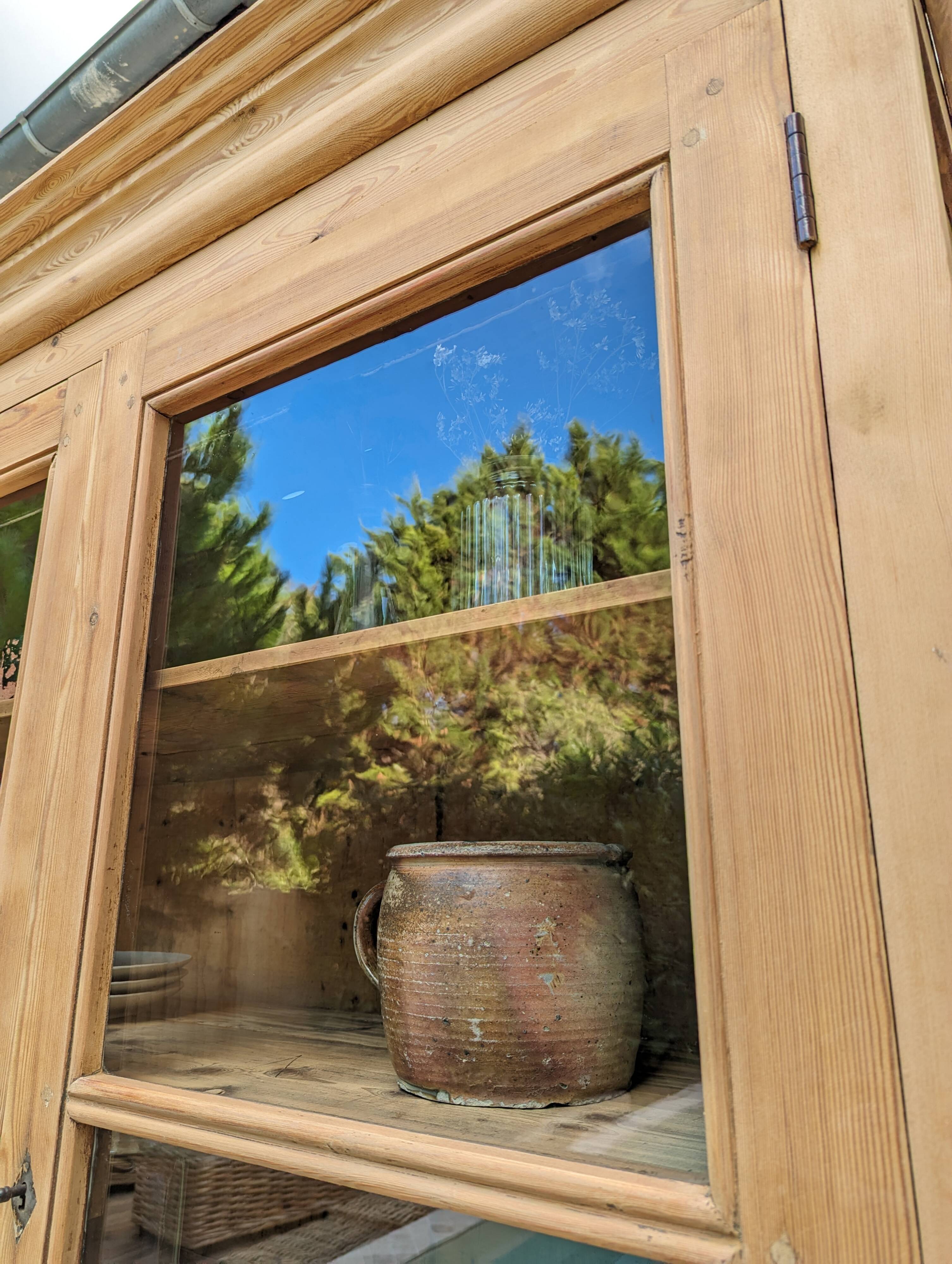 Old glazed furniture