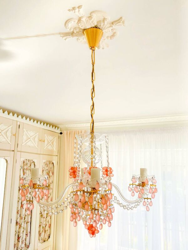 Lustre en cristal de Bohême par Václav Hanus – Élégance royale