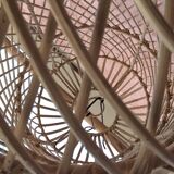 XXL rattan pendant light Natural rattan light