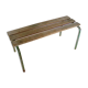 School in wood and metal 60 - 70s bench
