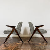 Paire de fauteuils "Bunny" restaurés du milieu du siècle, type 300 177, années 1970