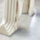 Vintage travertine  dining table, 1970s