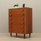 Commode en teck, design danois, années 1960, production : Danemark