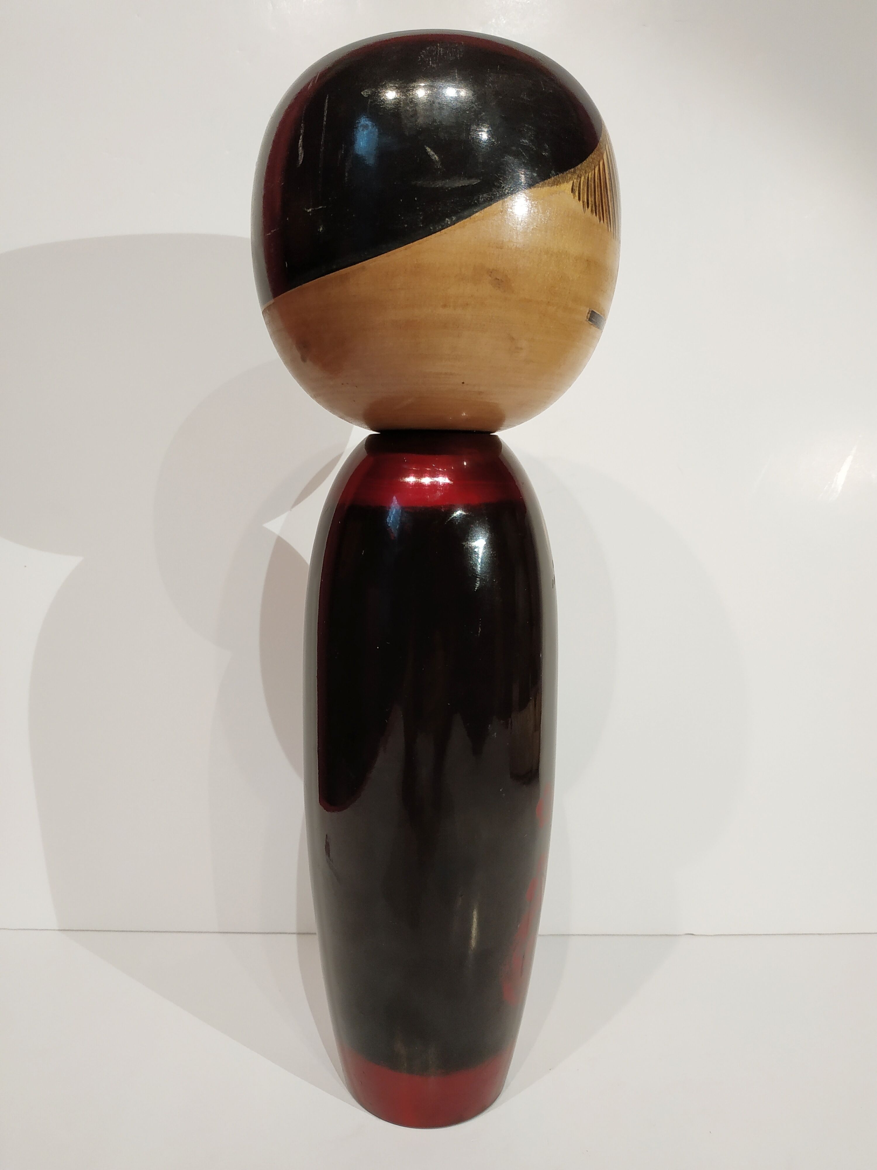 Kokeshi doll, laqué wood, Japan 1945